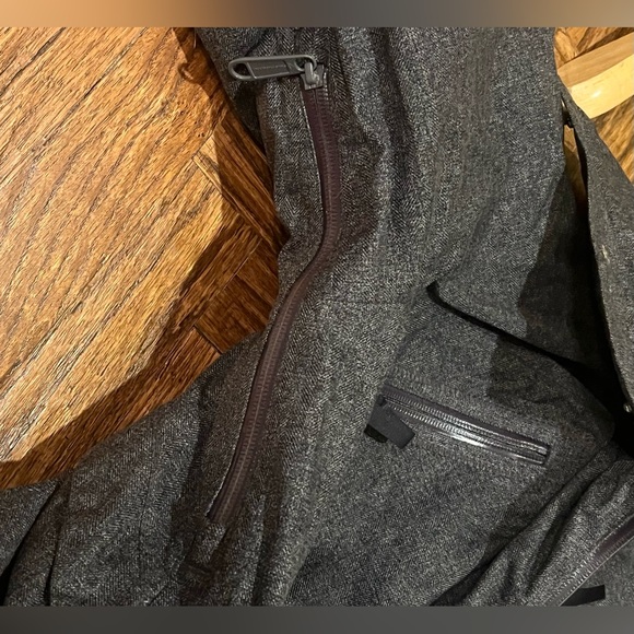 Adidas Stella McCartney Women’s Recco Ski Jacket Coat Charcoal Gray L - Picture 6 of 16